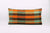 12x24 Vintage Hand Woven Kilim Pillow Lumbar Bohemian pillow case, 977