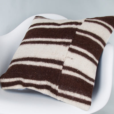 Striped Beige Kilim Pillow Cover 20x20 9394