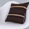 Striped Multiple Color Kilim Pillow Cover 16x16 7427