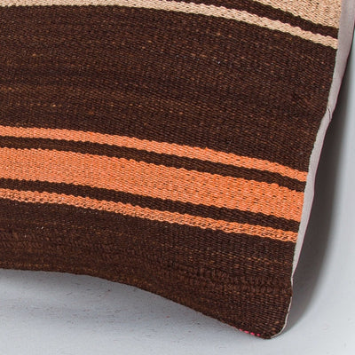 Striped Multiple Color Kilim Pillow Cover 16x16 8158