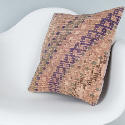 Tribal Multiple Color Kilim Pillow Cover 16x16 7731