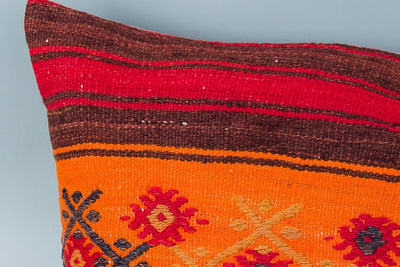 Tribal Multiple Color Kilim Pillow Cover 16x24 8435