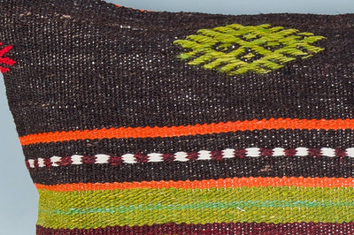 Tribal Multiple Color Kilim Pillow Cover 16x24 8644