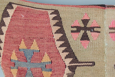 Tribal Multiple Color Kilim Pillow Cover 16x24 8657