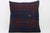 16x16 Hand Woven wool green black plaid Kilim Pillow cushion 1082_A Wool pillow cover,navy blue,claret red