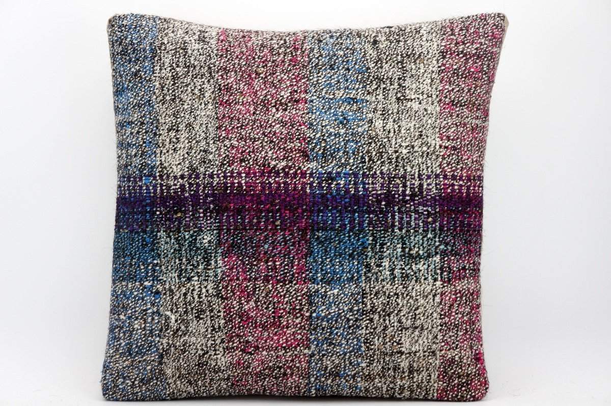 16x16 Hand Woven wool tribal ethnic dotted Kilim Pillow cushion 1359_A