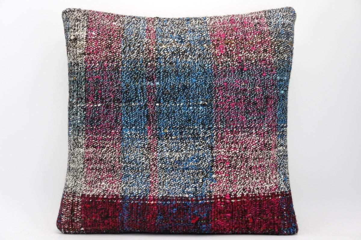 16x16 Hand Woven wool tribal ethnic dotted Kilim Pillow cushion 1361_A