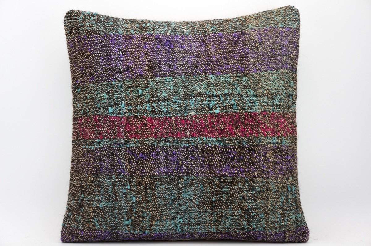 16x16 Hand Woven wool tribal ethnic dotted Kilim Pillow cushion 1362_A