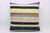 CLEARANCE 16x16 Vintage Hand Woven Kilim Pillow 828 white,yellow,pink,dark green,lilac,beige,navy blue,black,striped - kilimpillowstore
 - 1
