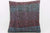 16x16 Vintage Hand Woven wool purple green red gradient colour Kilim Pillow cushion 1029_A Wool cushion