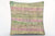 CLEARANCE Handwoven hemp pillow green pink yellow , Decorative Kilim pillow cover  1569_A - kilimpillowstore
 - 1