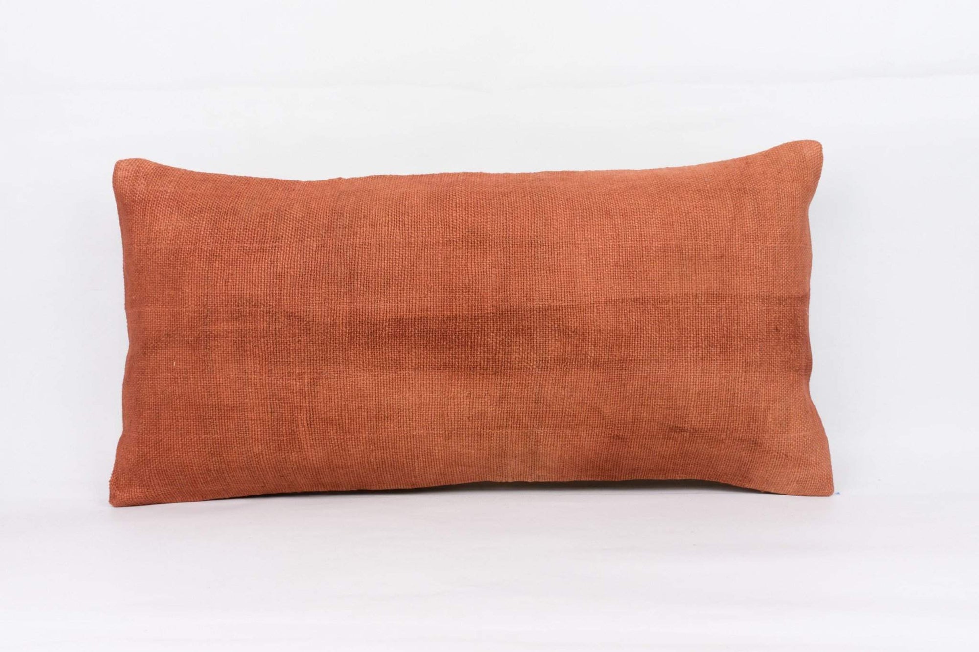 Plain Brown Kilim Pillow Cover 12x24 4189