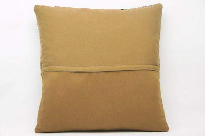 Plain Brown Kilim Pillow Cover 16x16 2944 - kilimpillowstore
 - 4