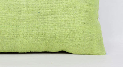 Plain Green Kilim Pillow Cover 12x24 4129 - kilimpillowstore
 - 3