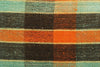 12x24 Vintage Hand Woven Kilim Pillow Lumbar Bohemian pillow case, Modern home decor  orange green brown  striped 968 - kilimpillowstore
 - 3