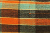 12x24 Vintage Hand Woven Kilim Pillow Lumbar Bohemian pillow case, Modern home decor  orange green brown  striped 971 - kilimpillowstore
 - 3