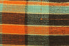 12x24 Vintage Hand Woven Kilim Pillow Lumbar Bohemian pillow case, Modern home decor  orange green brown  striped 971 - kilimpillowstore
 - 3