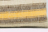 12x24 Vintage Hand Woven Kilim Pillow Lumbar Bohemian pillow case, Modern home decor  orange white brown  striped 954 - kilimpillowstore
 - 4