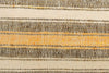 12x24 Vintage Hand Woven Kilim Pillow Lumbar Bohemian pillow case, Modern home decor  orange white brown  striped 958 - kilimpillowstore
 - 3