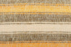 12x24 Vintage Hand Woven Kilim Pillow Lumbar Bohemian pillow case, Modern home decor  orange white brown  striped 964 - kilimpillowstore
 - 3