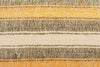 12x24 Vintage Hand Woven Kilim Pillow Lumbar Bohemian pillow case, Modern home decor  orange white brown  striped 964 - kilimpillowstore
 - 3