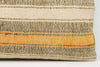 12x24 Vintage Hand Woven Kilim Pillow Lumbar Bohemian pillow case, Modern home decor  orange white brown  striped 964 - kilimpillowstore
 - 4