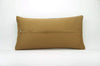 12x24 Vintage Hand Woven Kilim Pillow Lumbar  pastel, checkered, plaid, orange green 1856 - kilimpillowstore
 - 5