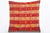 16"  plaid red pillow case, colorful accent cushion, floor pillow, kilim pillow ,throw pillow cover ,decorative throw , 1605 - kilimpillowstore
 - 1