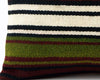16x16 Vintage Hand Woven Turkish Kilim Pillow  - Old  Kilim Cushion 318,navy blue,green,black,amber,claret red,white , tassel,striped - kilimpillowstore
 - 2