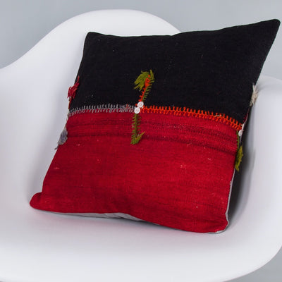 Bohemian Multiple Color Kilim Pillow Cover 16x16 7811