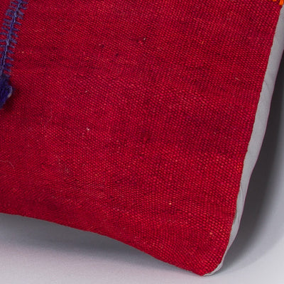 Bohemian Multiple Color Kilim Pillow Cover 16x16 7819