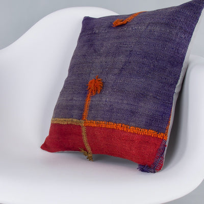 Bohemian Multiple Color Kilim Pillow Cover 16x16 7821