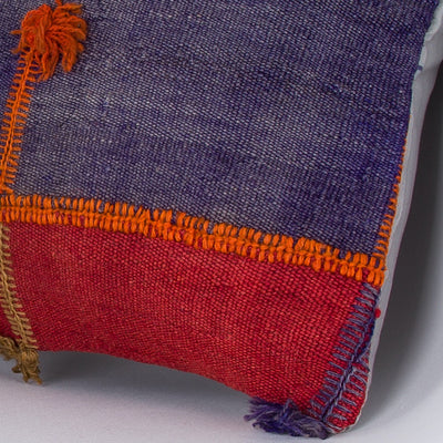 Bohemian Multiple Color Kilim Pillow Cover 16x16 7821
