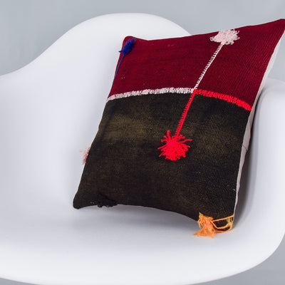 Bohemian Multiple Color Kilim Pillow Cover 16x16 7919