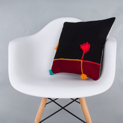 Bohemian Multiple Color Kilim Pillow Cover 16x16 7933