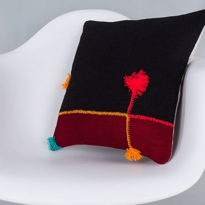 Bohemian Multiple Color Kilim Pillow Cover 16x16 7933