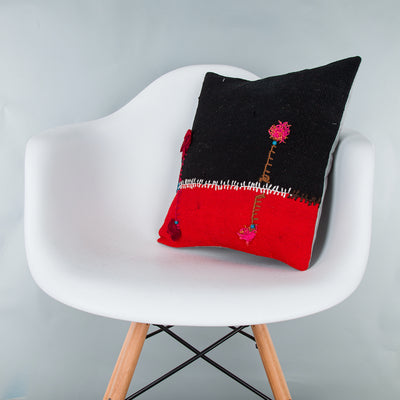 Bohemian Multiple Color Kilim Pillow Cover 16x16 8068