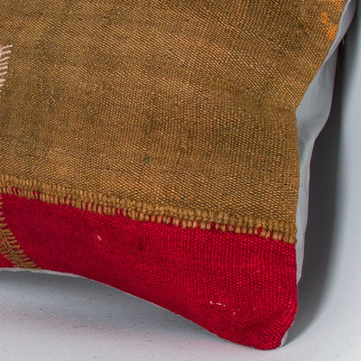 Bohemian Multiple Color Kilim Pillow Cover 16x16 8081