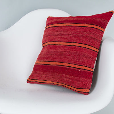 Bohemian Multiple Color Kilim Pillow Cover 16x16 8120