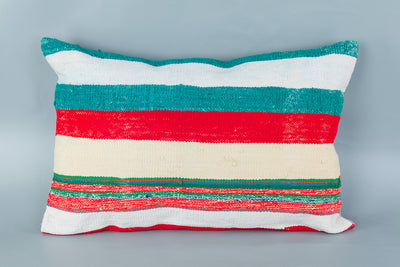 Bohemian Multiple Color Kilim Pillow Cover 16x24 8441