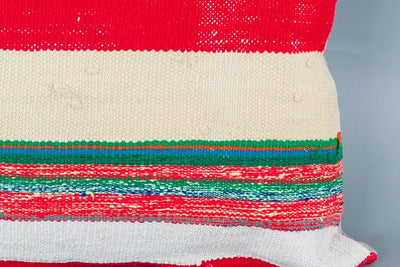 Bohemian Multiple Color Kilim Pillow Cover 16x24 8441