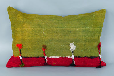Bohemian Multiple Color Kilim Pillow Cover 16x24 8594