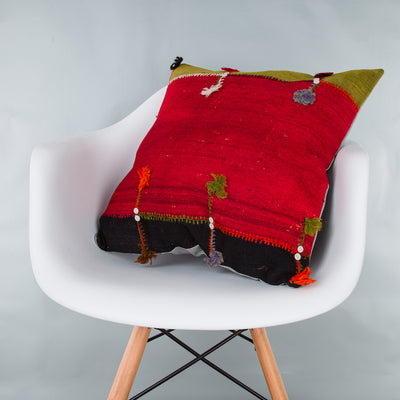 Bohemian Multiple Color Kilim Pillow Cover 20x20 9072