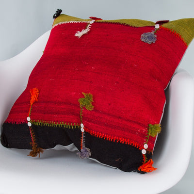 Bohemian Multiple Color Kilim Pillow Cover 20x20 9072