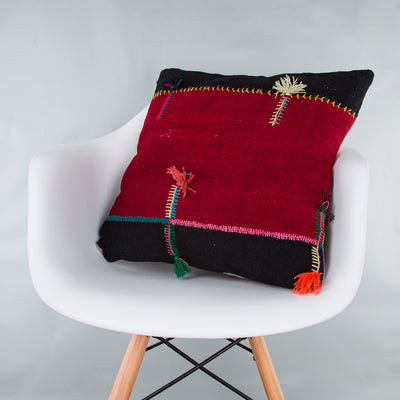 Bohemian Multiple Color Kilim Pillow Cover 20x20 9330