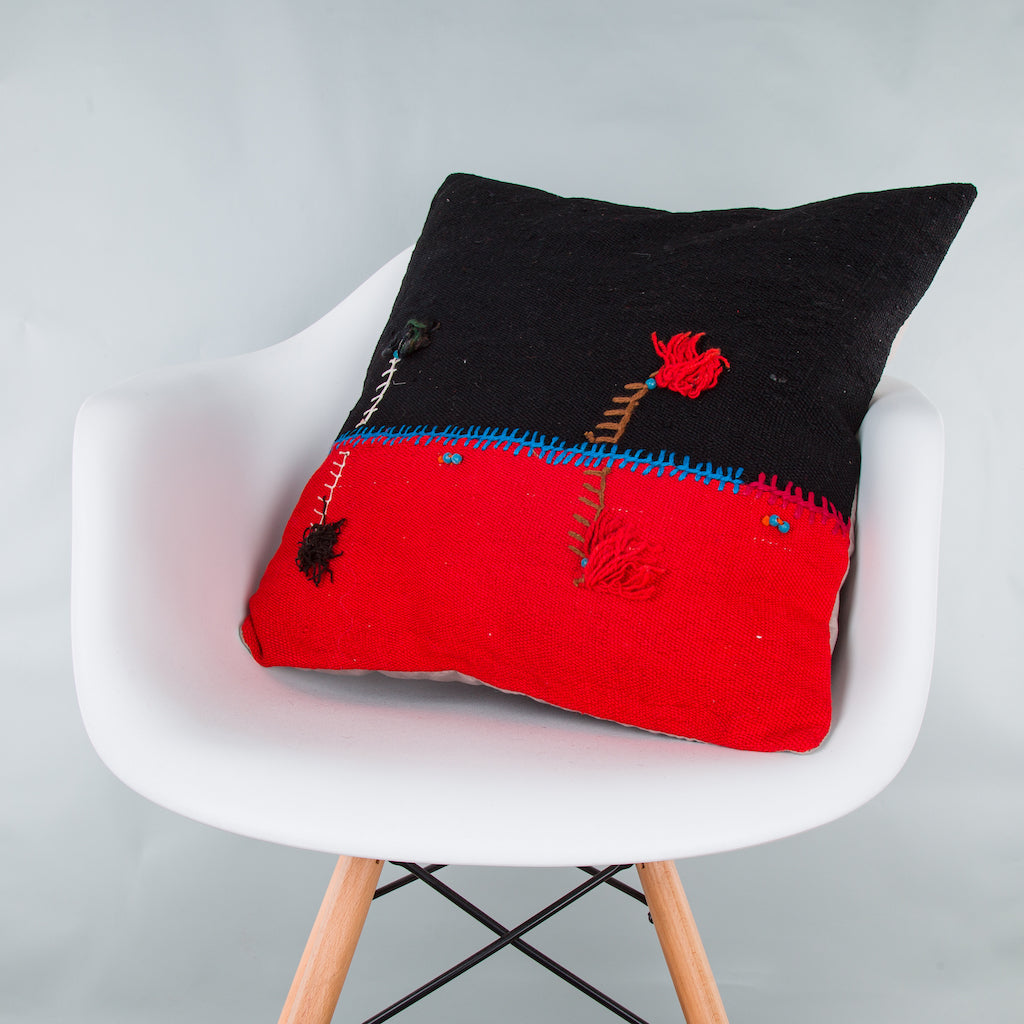 Bohemian Multiple Color Kilim Pillow Cover 20x20 9338