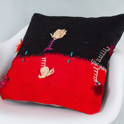 Bohemian Multiple Color Kilim Pillow Cover 20x20 9339