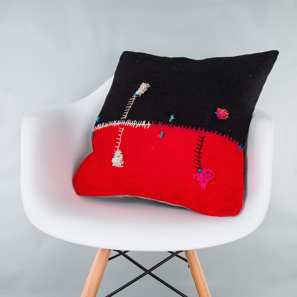 Bohemian Multiple Color Kilim Pillow Cover 20x20 9340