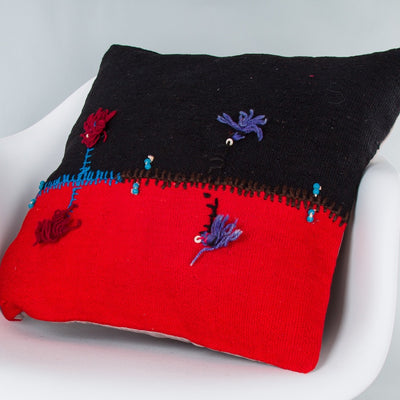 Bohemian Multiple Color Kilim Pillow Cover 20x20 9341