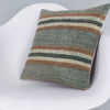 Contemporary Multiple Color Kilim Pillow Cover 16x16 7251